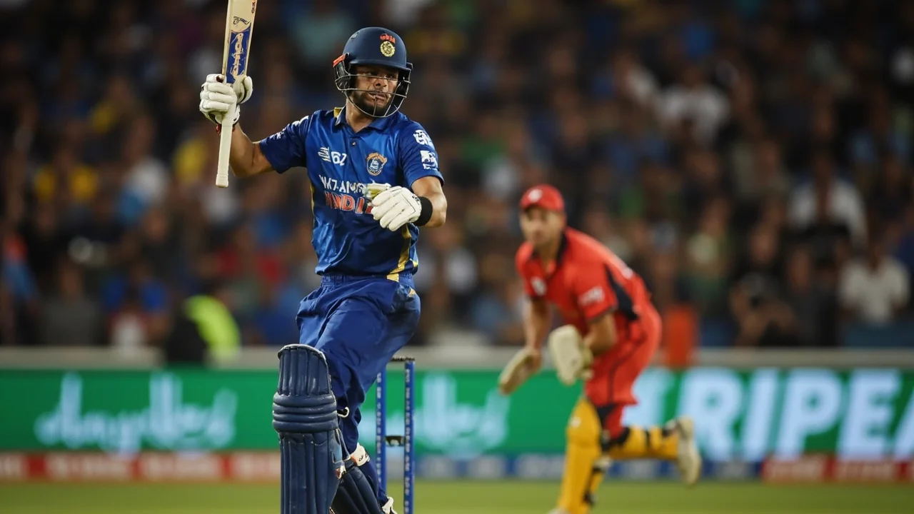 Trent Bridge conditions favoured stroke-makers and pace on the third T20I evening Indian batter in white-ball kit stepping out to drive through the line on a flat Trent Bridge surface during pre-match warm-up